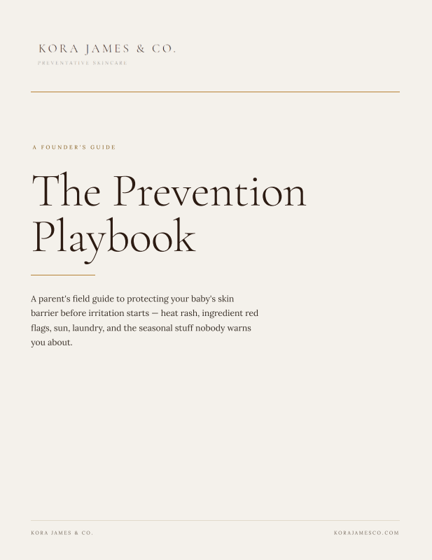 The Prevention Playbook — cover, a founder's guide from Kora James & Co.